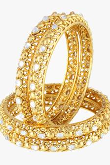 Gold bangles-and-bracelets