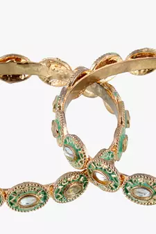 Gold bangles-and-bracelets