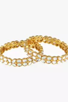 Gold bangles-and-bracelets