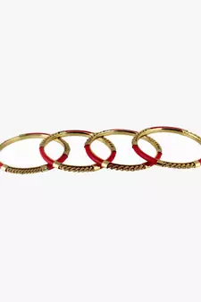 Gold bangles-and-bracelets