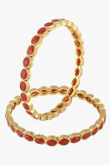Gold bangles-and-bracelets