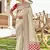 White woven wedding Banarasi silk blend saree with blouse - Banarasi-sarees