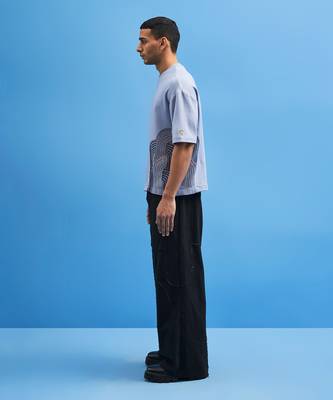 Black Shoji All-Over Patchwork Trousers 2