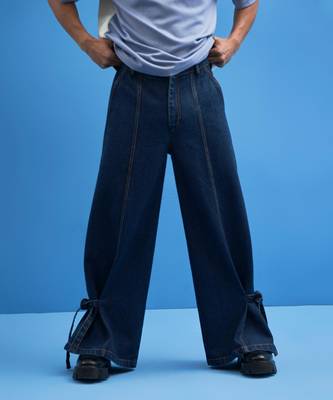 Denim Tie-Up Trousers 4