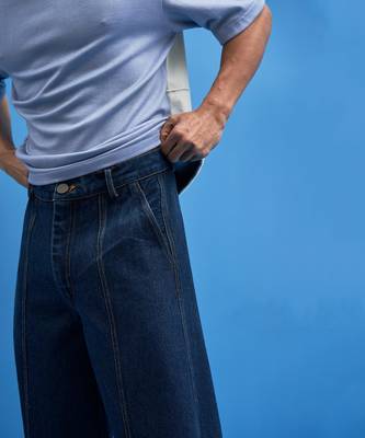 Denim Tie-Up Trousers 9