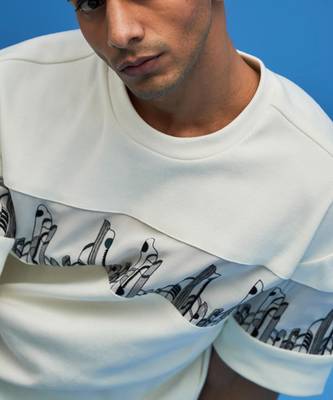 Off-White Coastline Embroidered T-Shirt 6