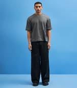 Grey Chrysler Hand-Embroidered T-Shirt