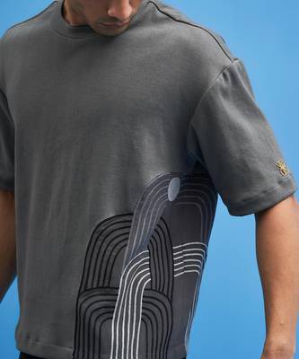 Grey Chrysler Hand-Embroidered T-Shirt 5