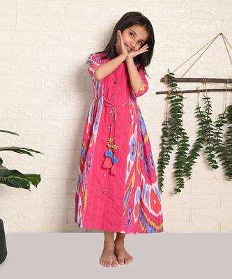 Rainbow Ikat Dress 2