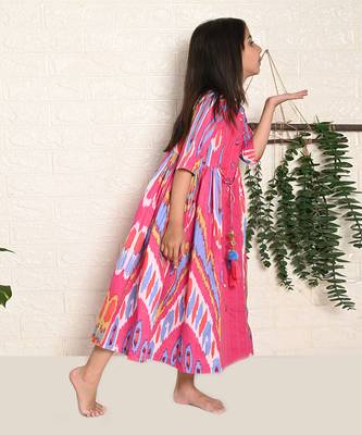 Rainbow Ikat Dress 4