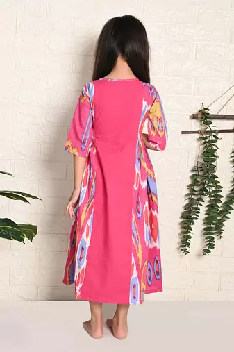 Rainbow Ikat Dress