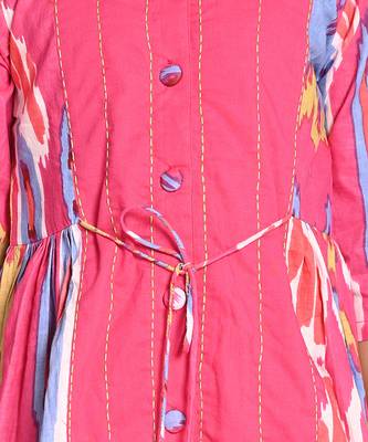 Rainbow Ikat Dress 6