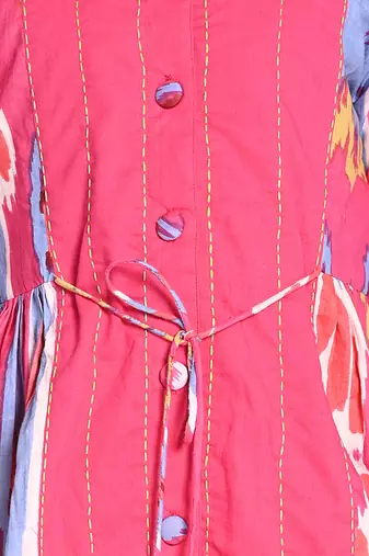 Rainbow Ikat Dress