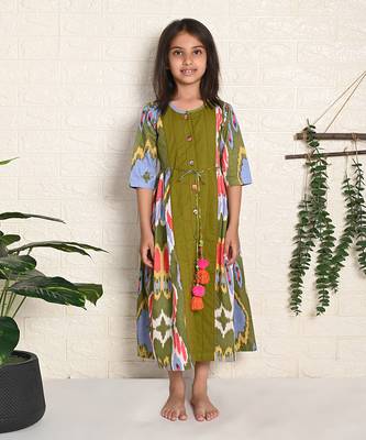 Peasent Ikat Dress 1