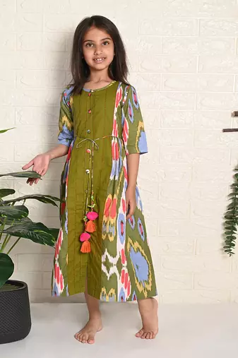 Peasent Ikat Dress