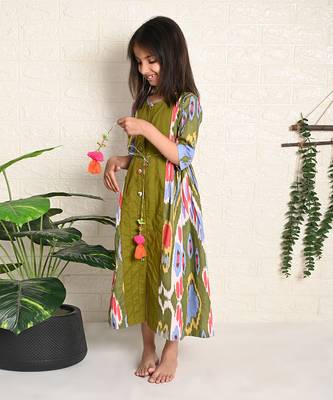 Peasent Ikat Dress 3