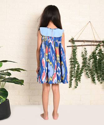 Aqua Ikat Dress 4