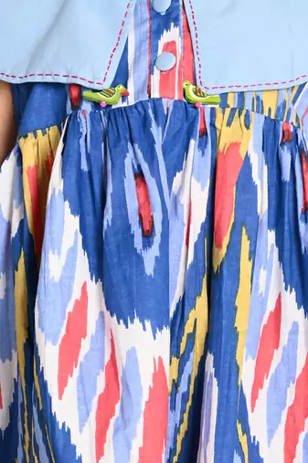 Aqua Ikat Dress