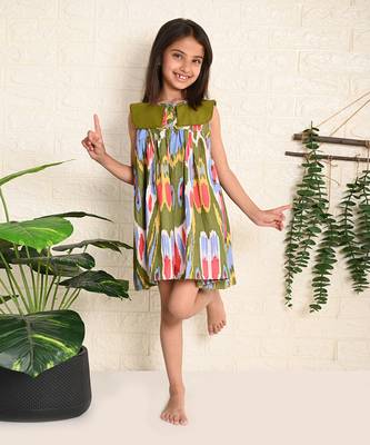 Forest Ikat Dress 1