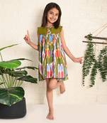 Forest Ikat Dress