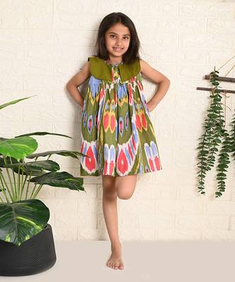 Forest Ikat Dress 2