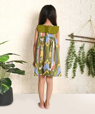 Forest Ikat Dress 3