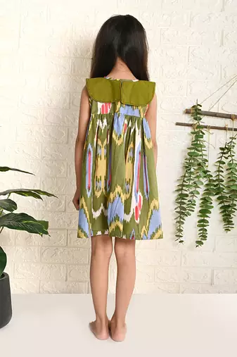 Forest Ikat Dress