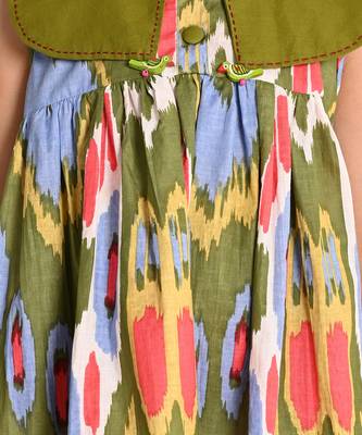 Forest Ikat Dress 5
