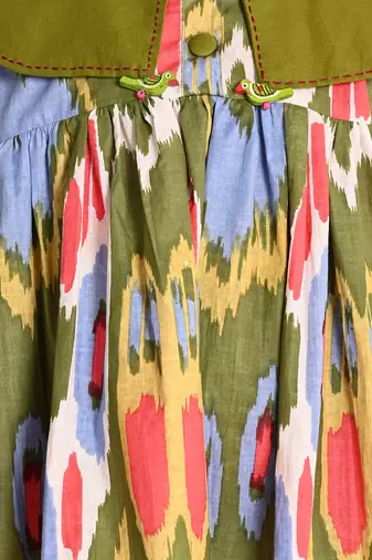 Forest Ikat Dress