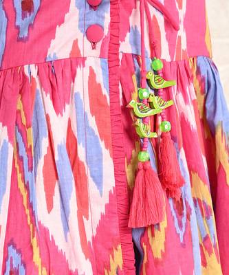 Bouquet Ikat Dress 6