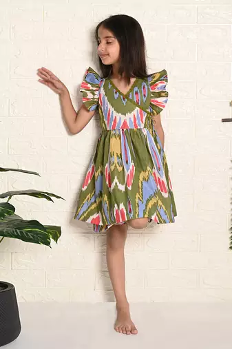Maple Ikat Dress