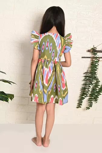 Maple Ikat Dress