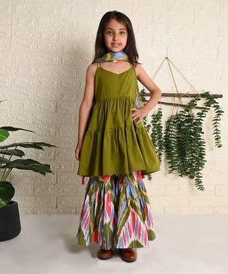 Sage Ikat Set 1