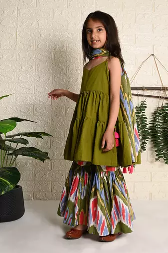 Sage Ikat Set