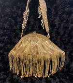 Chic Fringe Gold Gold With Handle