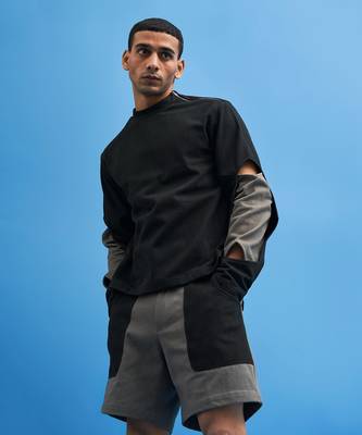 Layered Structured Shorts 4