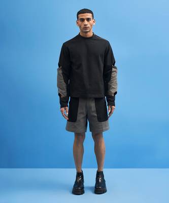 Layered Structured Shorts 1