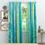 SB interio Green Shade Premium Satin Digital Print Combo Pack 5 Foot Size Window Curtain