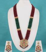 Multicolor cubic zirconia necklace-sets