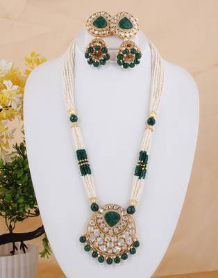 Red cubic zirconia necklace-sets 1