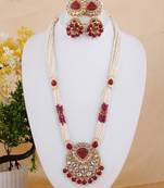 Green cubic zirconia necklace-sets