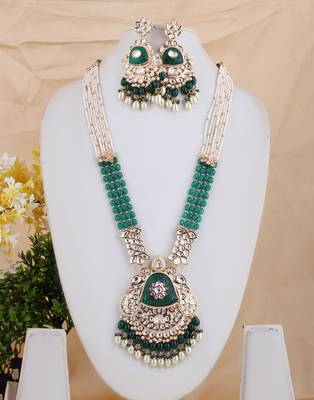 Red cubic zirconia necklace-sets 1