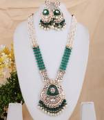 Red cubic zirconia necklace-sets