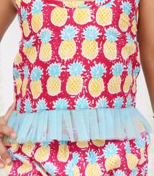 KID1 Pina colada halter neck top with pant