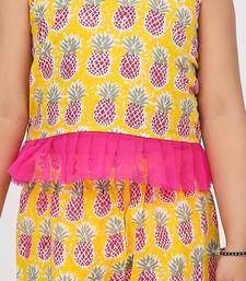 KID1 Pina colada halter neck top with pant