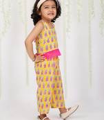 KID1 Pina colada halter neck top with pant