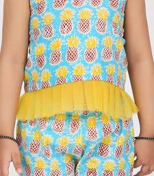 KID1 Pina colada halter neck top with pant