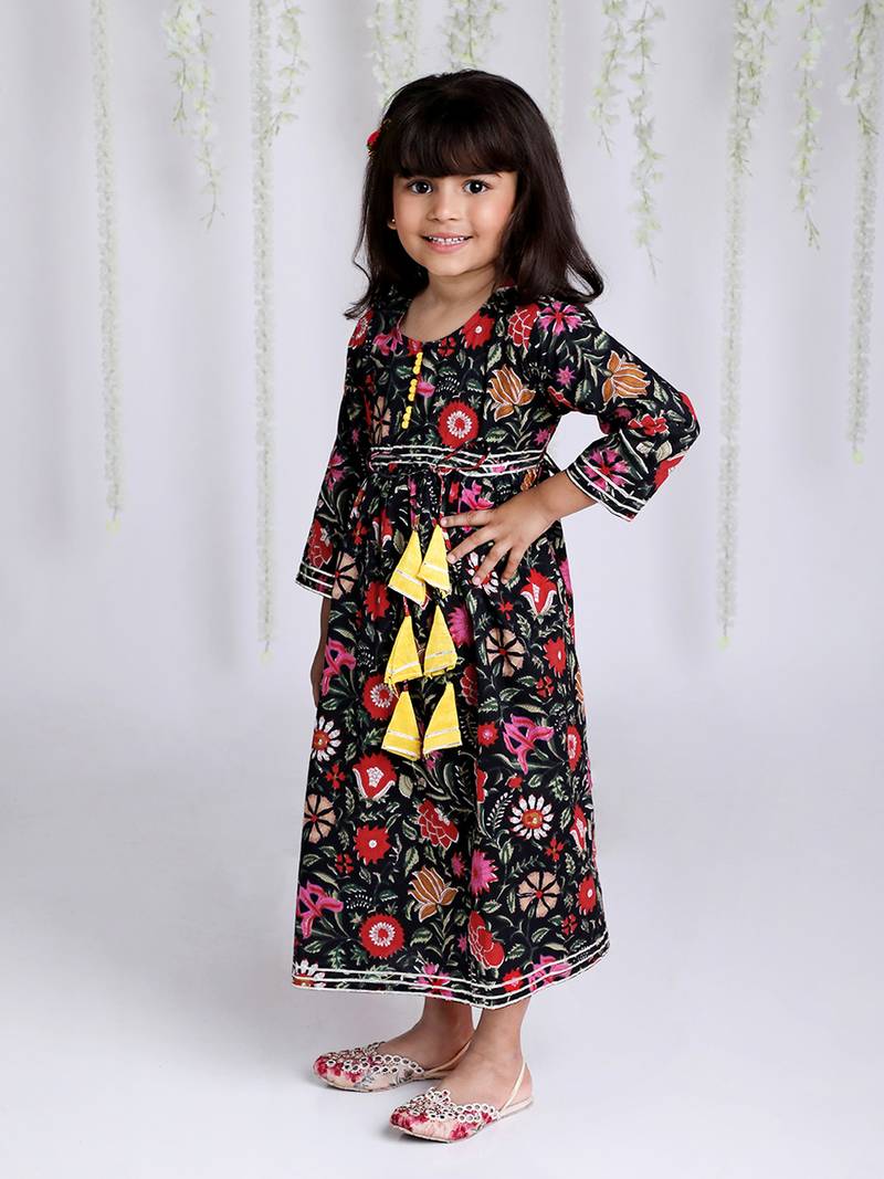 KID1 Mia Floral Long frock