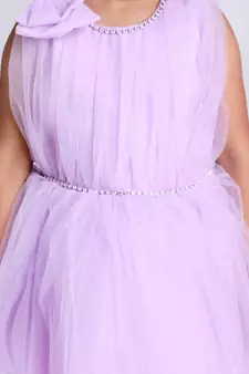 KID1 Lilac Swirl Party Dress