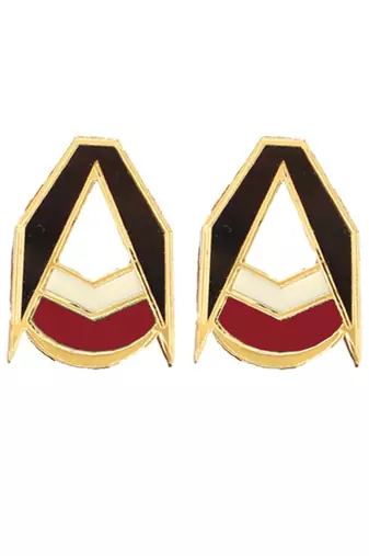 Minimal Stud Maroon Acrylic Earring